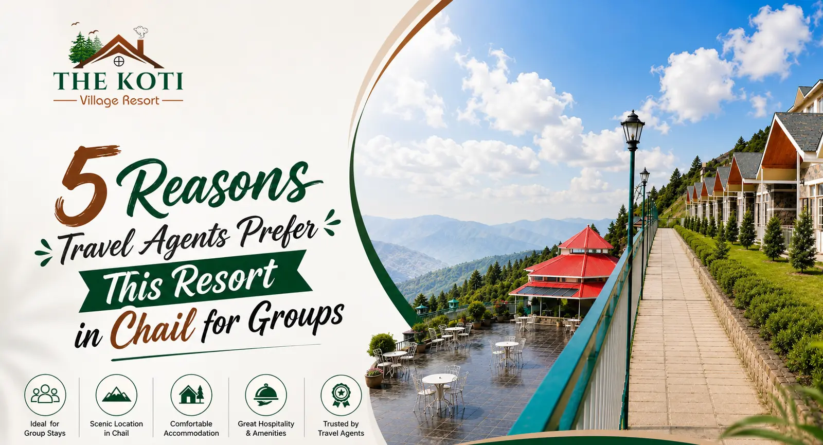 5 Reasons Travel Agents Prefer This Resort in Chail for Groups